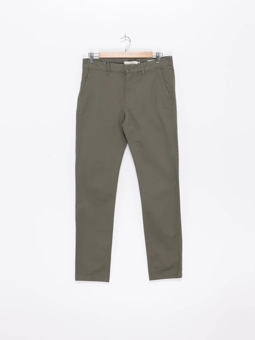 Брюки H&M модель 0290691_хакі Фото
