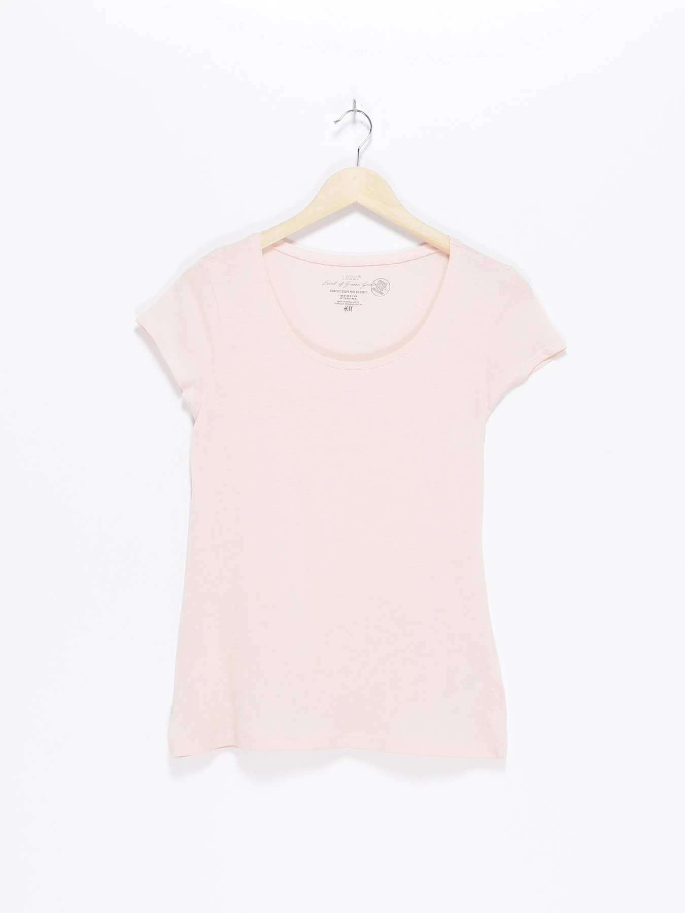 Футболки и поло H&M модель 0298243_с.рожевий Футболки и поло H&M модель 0298243_с.рожевий Фото