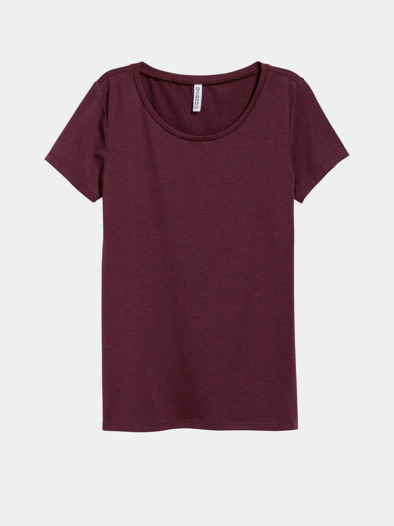 Футболки и поло H&M модель 0306307_т.бордовий Фото