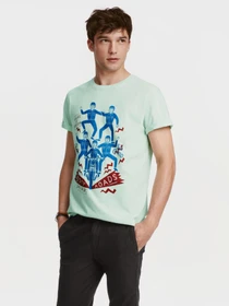Футболки і поло H&M модель 0394674_с.зелений комб. Фото