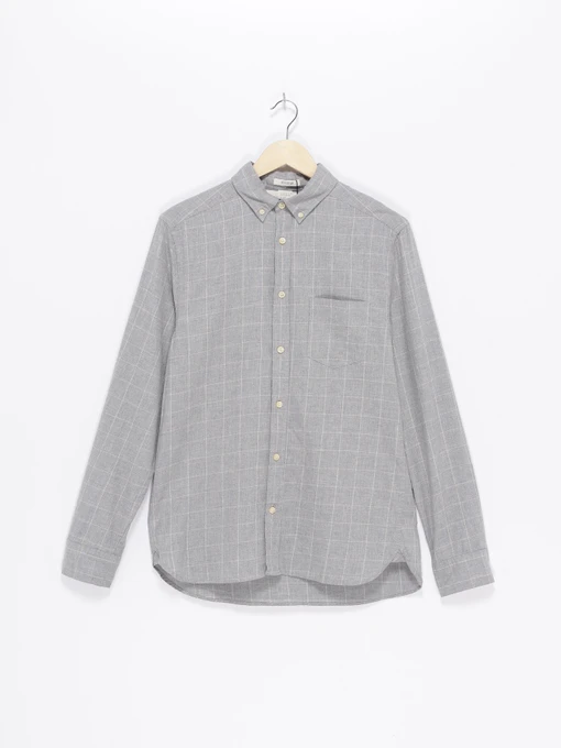 Рубашки H&M модель 0422950_сірий комб. Фото