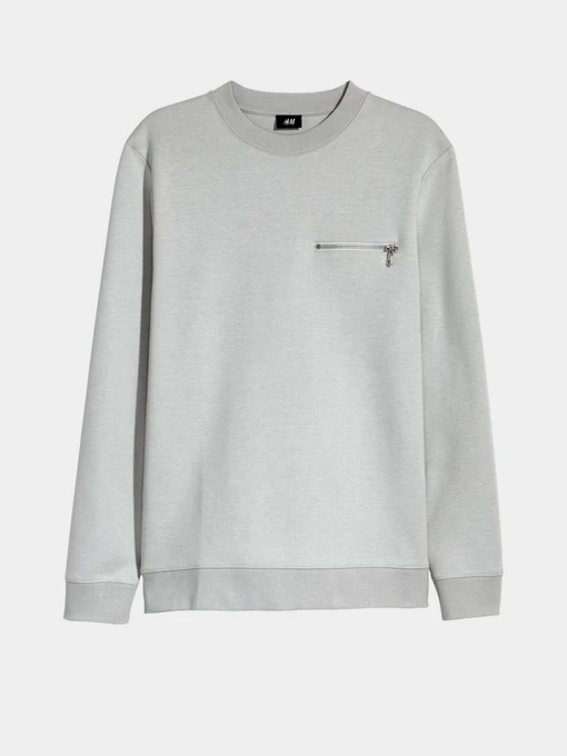 Худі та світшоти H&M модель 0438958_сірий Фото