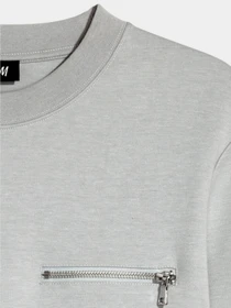 Худі та світшоти H&M модель 0438958_сірий Фото
