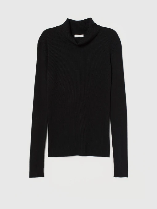 Свитры и кардиганы H&M модель 0779324_чорний Фото