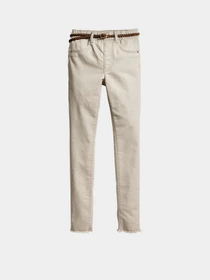 Брюки H&M модель 0449045_бежевий Фото