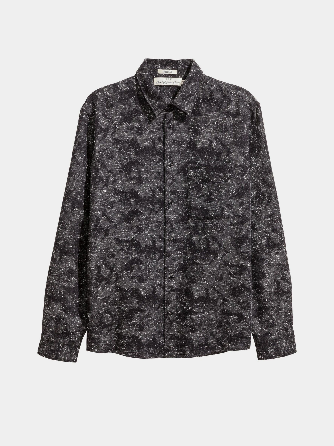 Рубашки H&M модель 0454588_чорний комб. Рубашки H&M модель 0454588_чорний комб. Фото