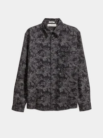 Рубашки H&M модель 0454588_чорний комб. Фото