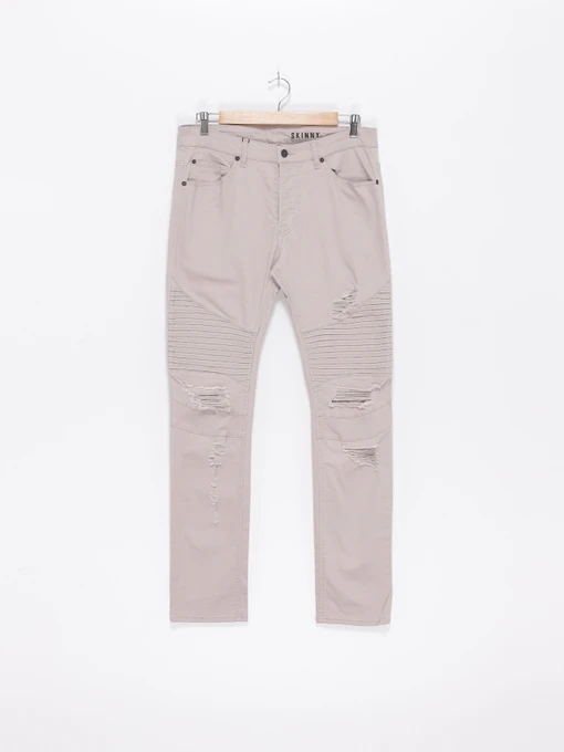 Брюки H&M модель 0458428_бежевий Фото