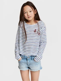 Худи и свитшоты H&M модель 0478360_білий з синім Фото