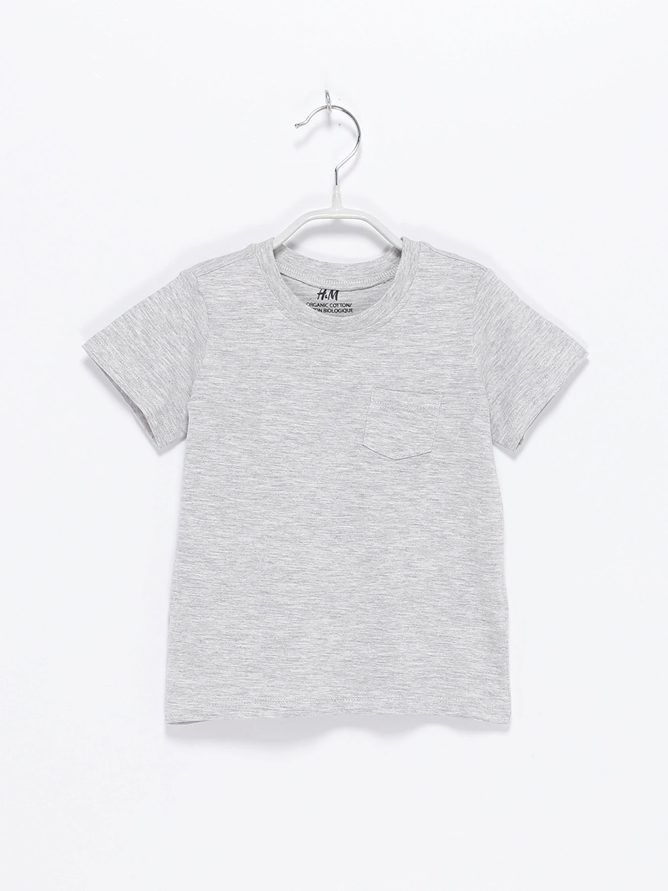 Футболки і поло H&M модель 0531802_сірий Футболки і поло H&M модель 0531802_сірий Фото