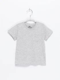 Футболки і поло H&M модель 0531802_сірий Фото