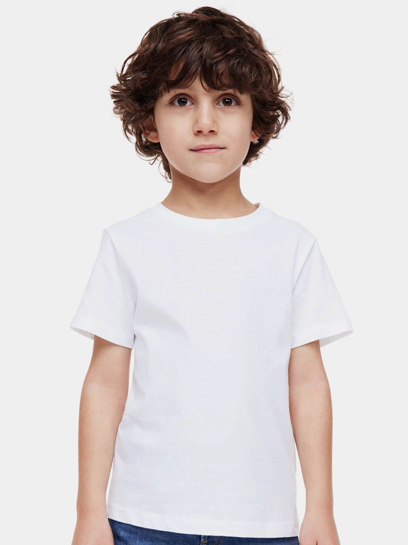 Футболки і поло H&M модель 0544290_білий Футболки і поло H&M модель 0544290_білий Фото