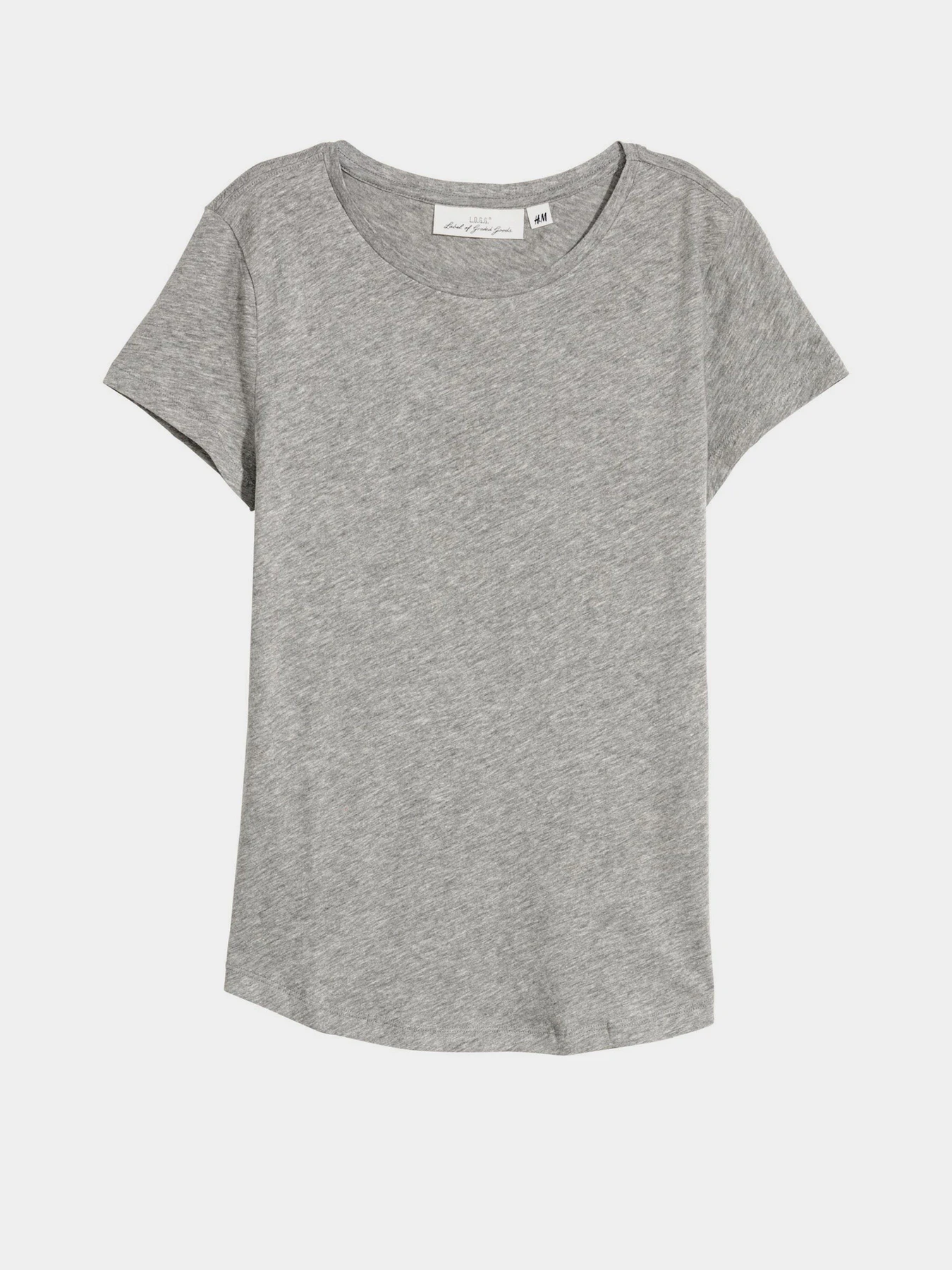 Футболки и поло H&M модель 0547898_сірий Футболки и поло H&M модель 0547898_сірий Фото