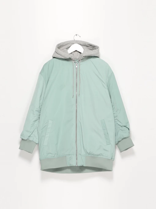 Куртки и дубленки H&M модель 0793731_бірюзовий з сірим Фото