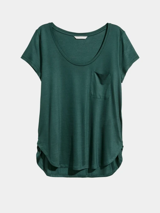 Футболки и поло H&M модель 0548613_т.зелений Фото