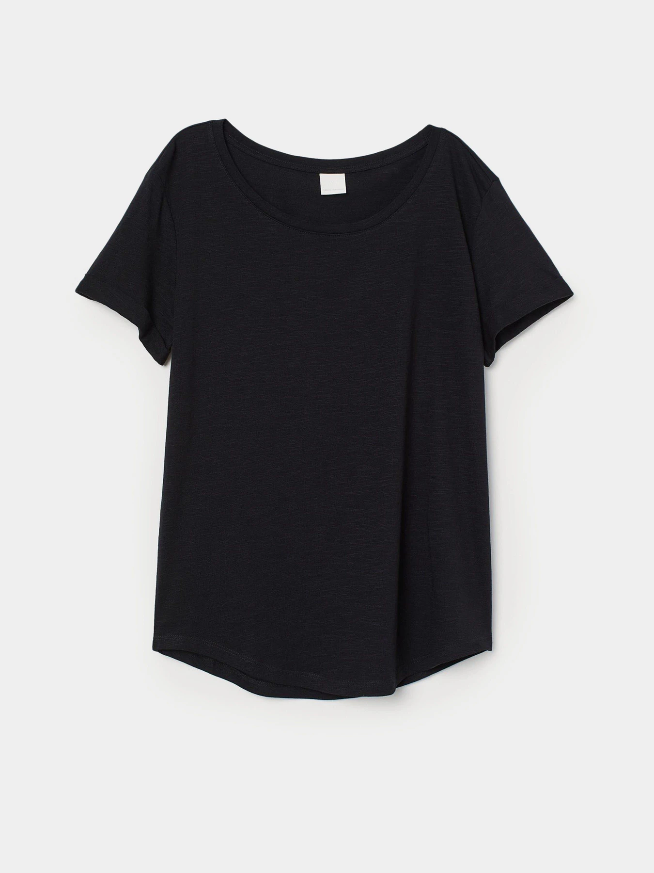Футболки и поло H&M модель 0554598_чорний Футболки и поло H&M модель 0554598_чорний Фото