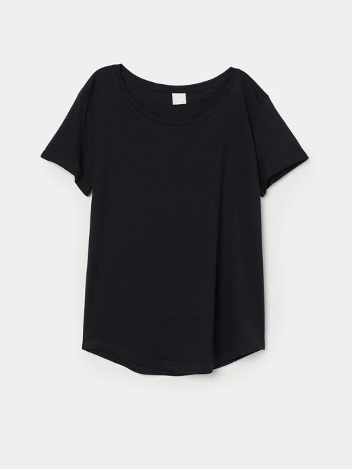 Футболки и поло H&M модель 0554598_чорний Фото