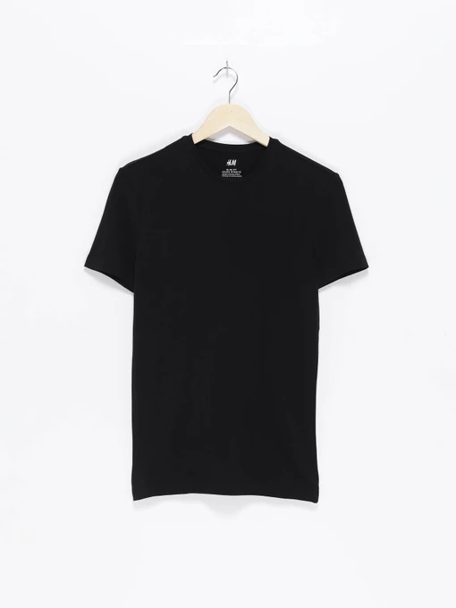 Футболки и поло H&M модель 0570002_чорний Фото
