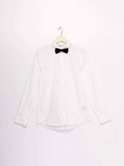 Сорочки H&M модель 05791651_білий з чорним Фото