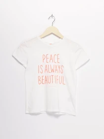 Футболки і поло H&M модель 0619784_білий з помаранчевим Фото