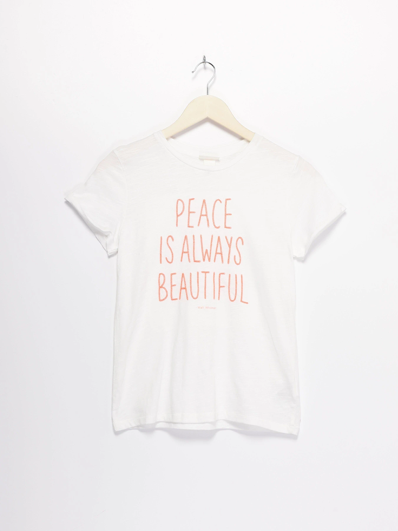Футболки і поло H&M модель 0619784_білий комб. Футболки і поло H&M модель 0619784_білий комб. Фото