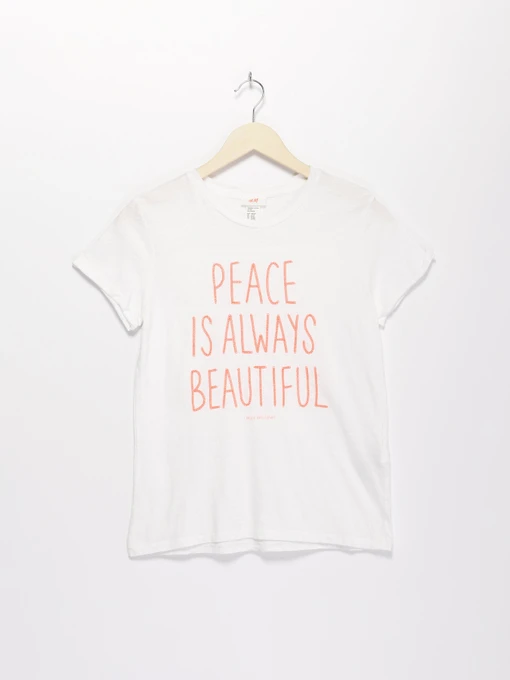 Футболки и поло H&M модель 06197841_білий комб. Фото