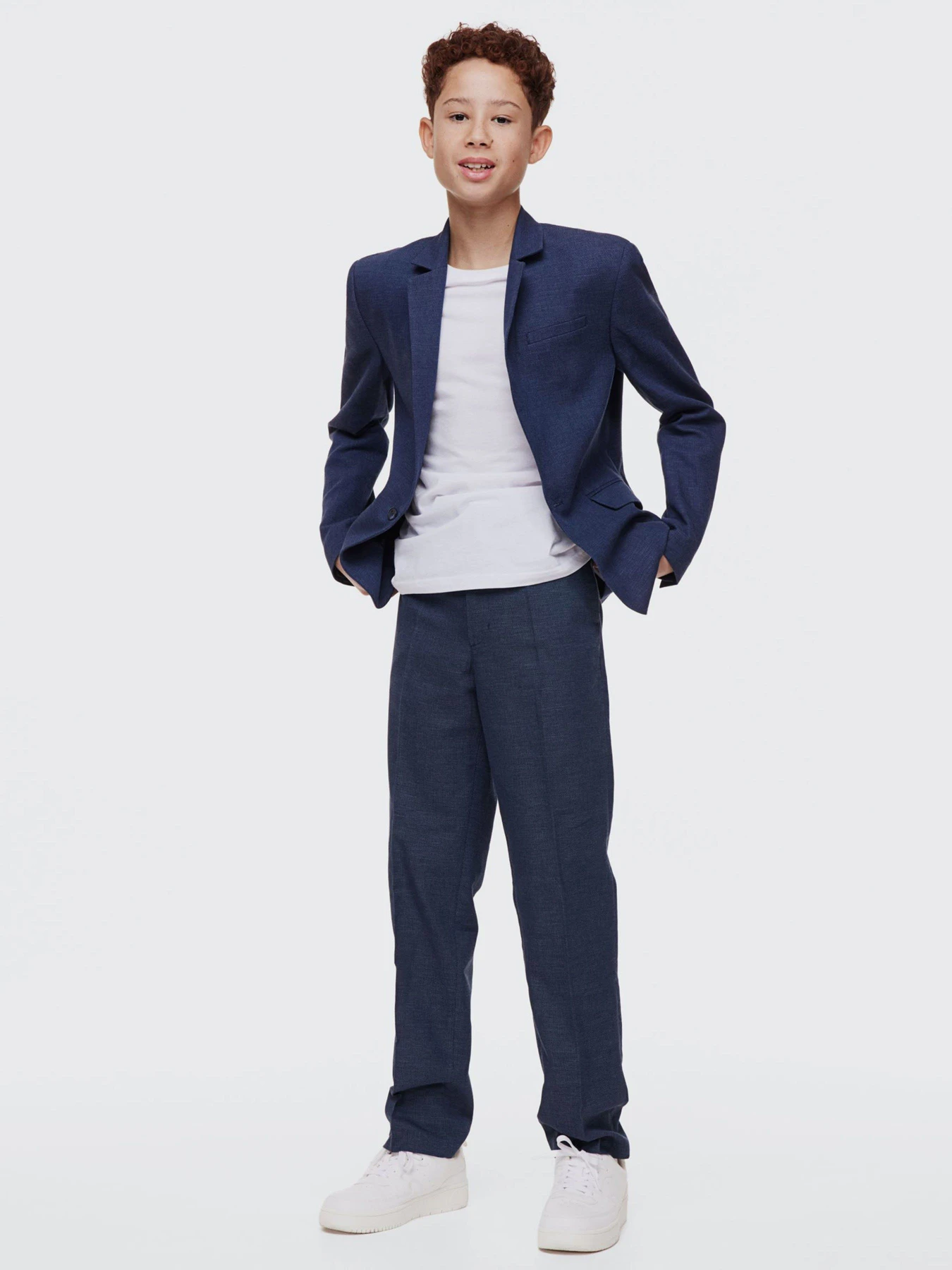 Брюки H&M модель 0630210_т.синій Фото