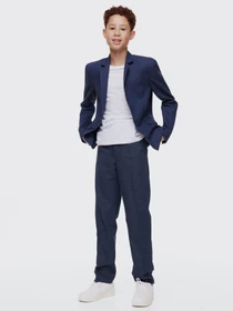 Брюки H&M модель 0630210_т.синій Фото
