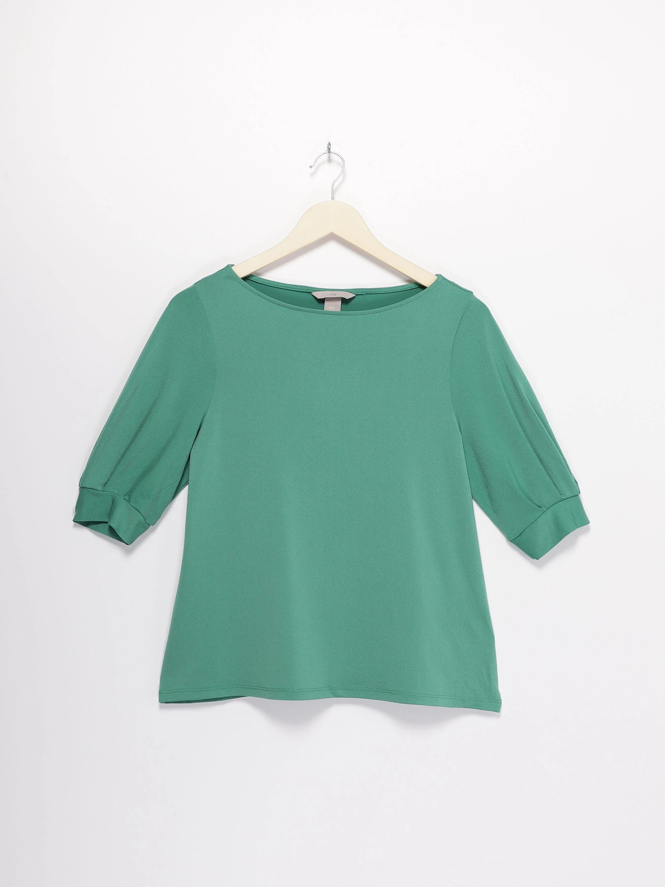 Футболки и поло H&M модель 0664074_зелений Футболки и поло H&M модель 0664074_зелений Фото