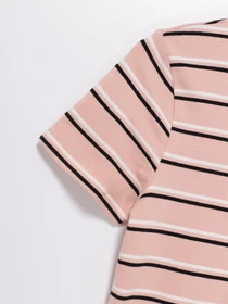 Футболки и поло H&M модель 0678342_персиковий комб. Фото