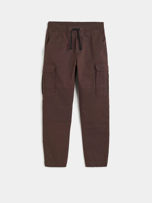 Брюки H&M модель 0689014_с.коричневий Фото