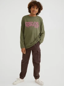 Брюки H&M модель 0689014_с.коричневий Фото