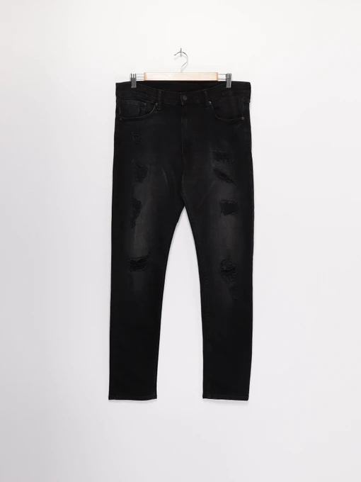 Джинси H&M модель 0690449_чорний Фото