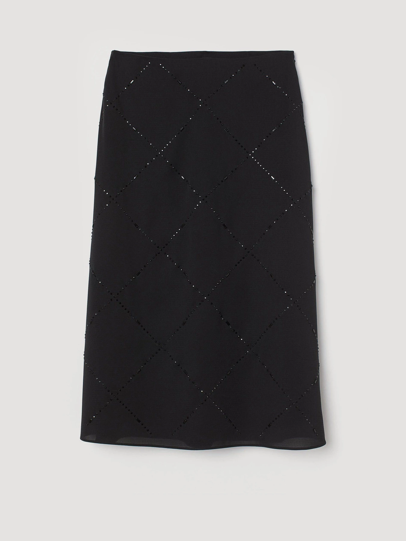 Юбки H&M модель 0804680_чорний Юбки H&M модель 0804680_чорний Фото