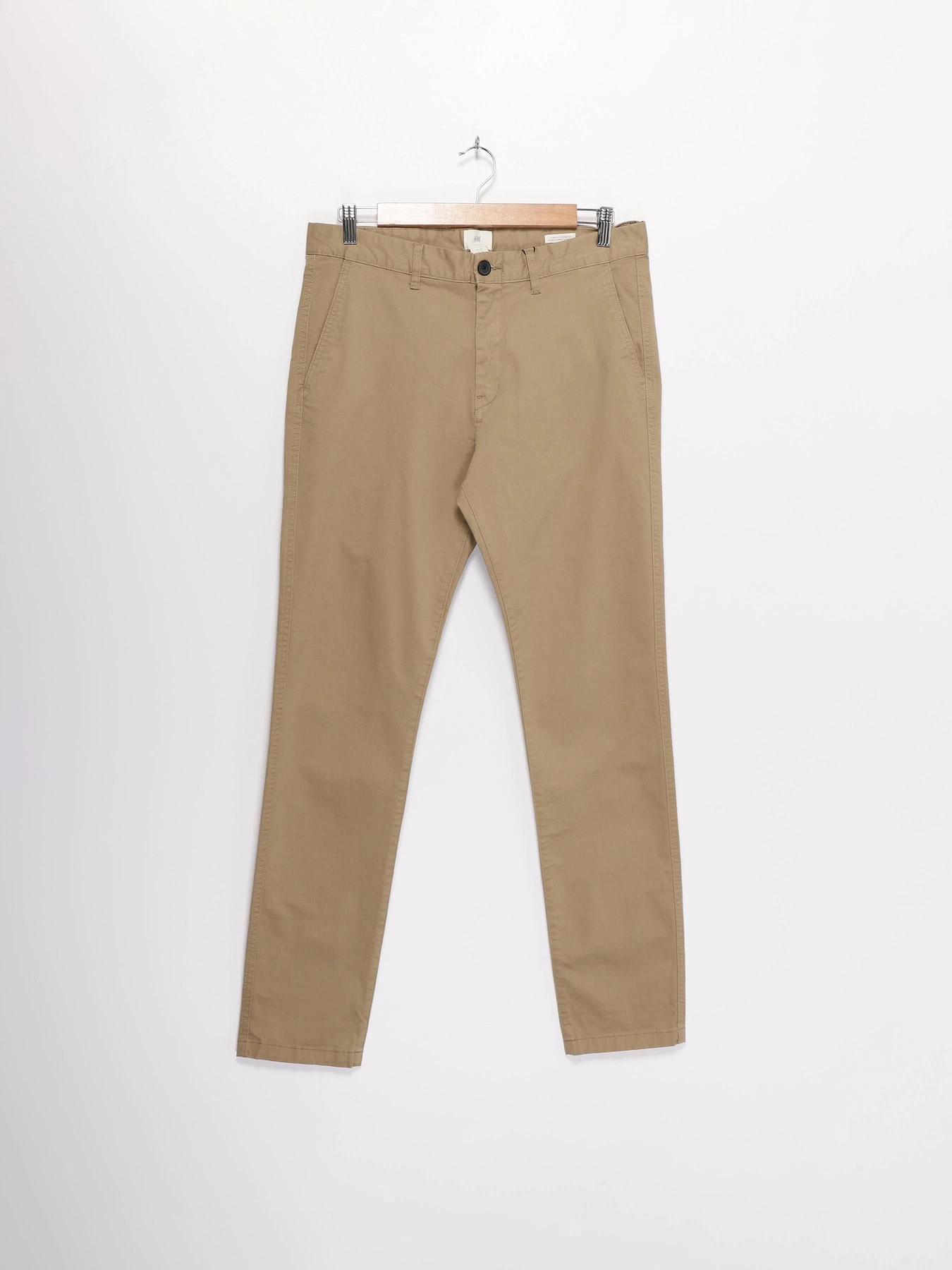 Штани H&M модель 0710876_бежевий Штани H&M модель 0710876_бежевий Фото