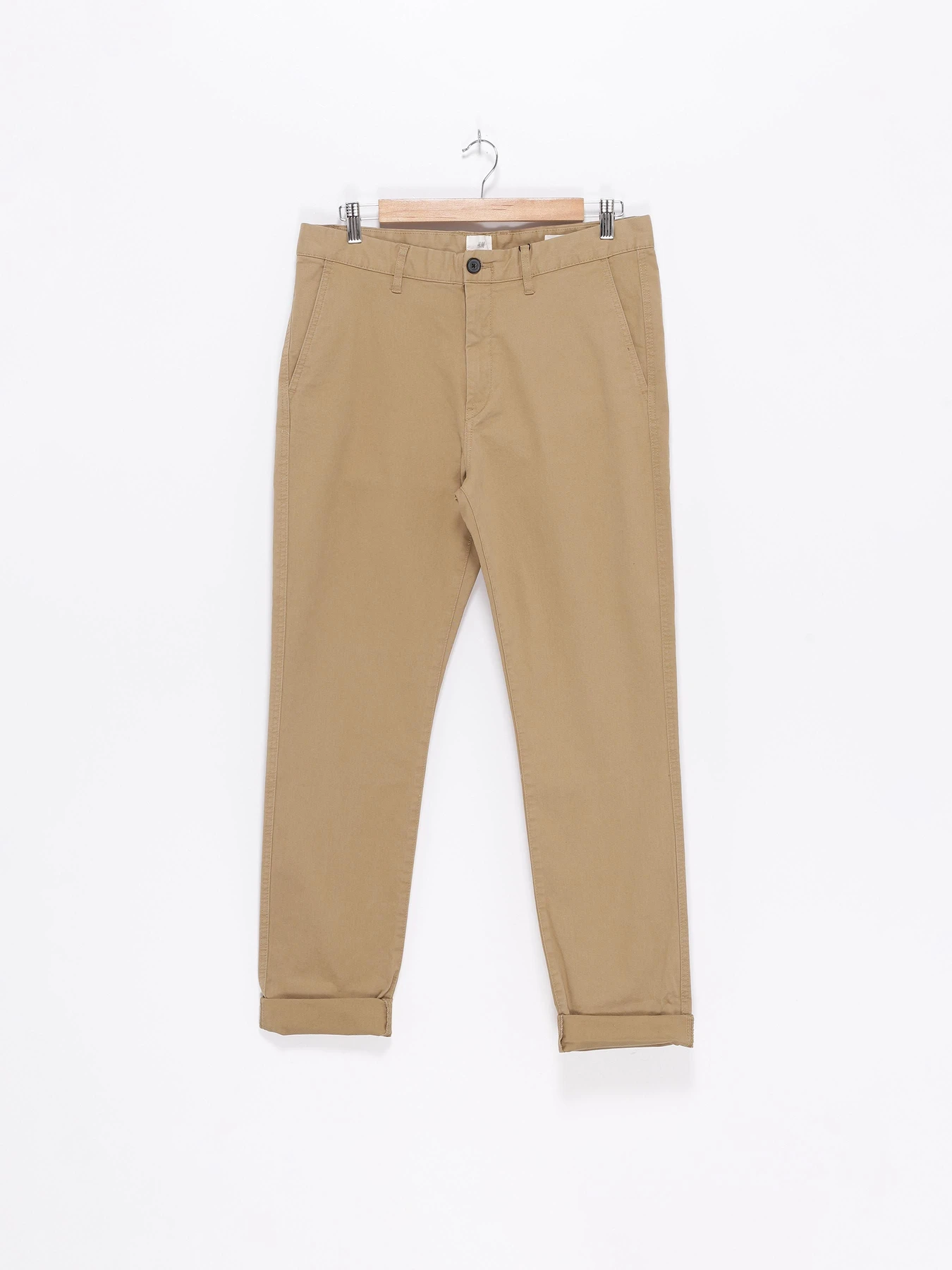 Брюки H&M модель 0710876_с.коричневий Брюки H&M модель 0710876_с.коричневий Фото