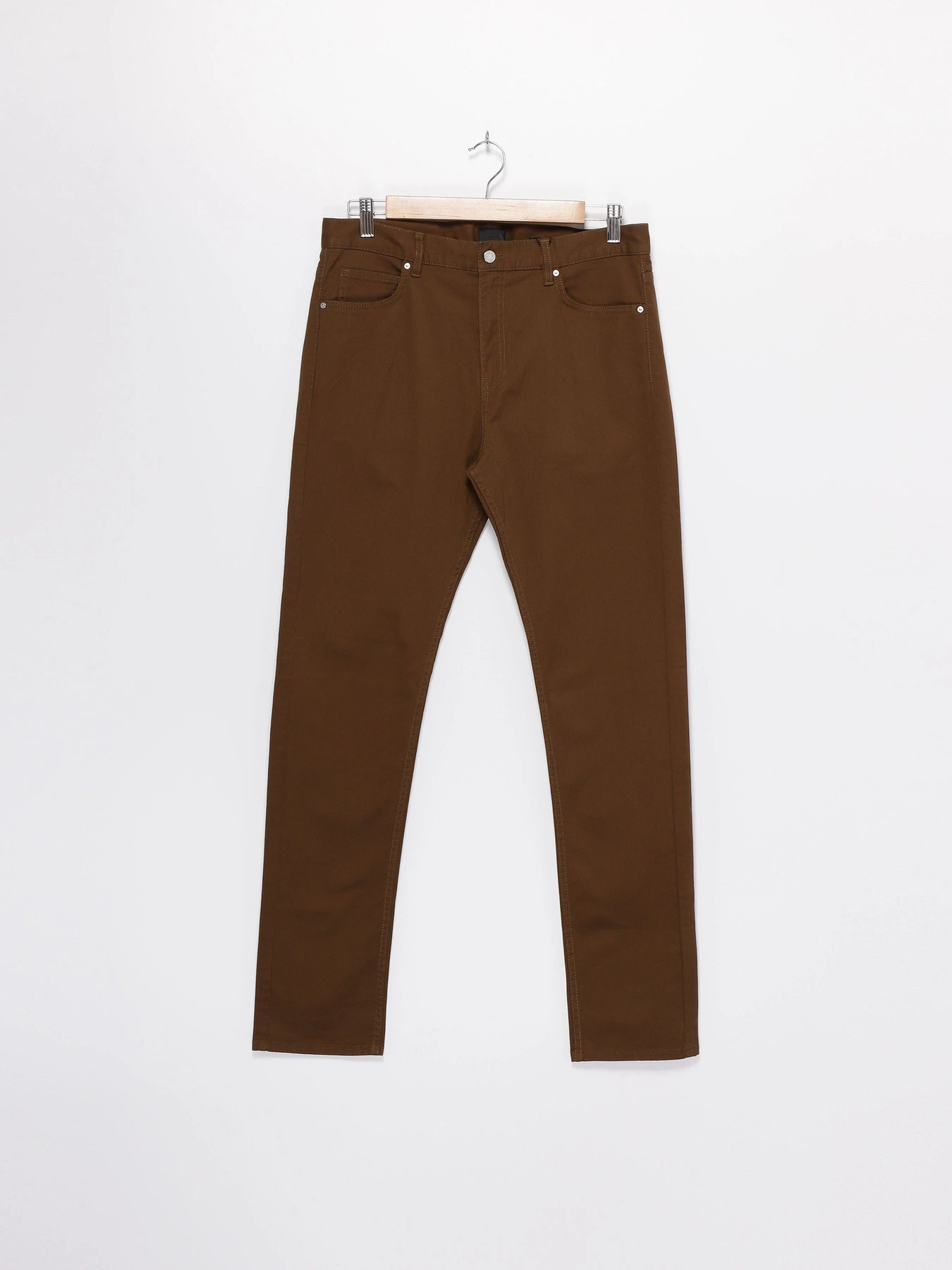 Штани H&M модель 0721390_т.коричневий Штани H&M модель 0721390_т.коричневий Фото