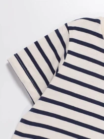 Футболки і поло H&M модель 0725787_бежевий з т.синім Фото
