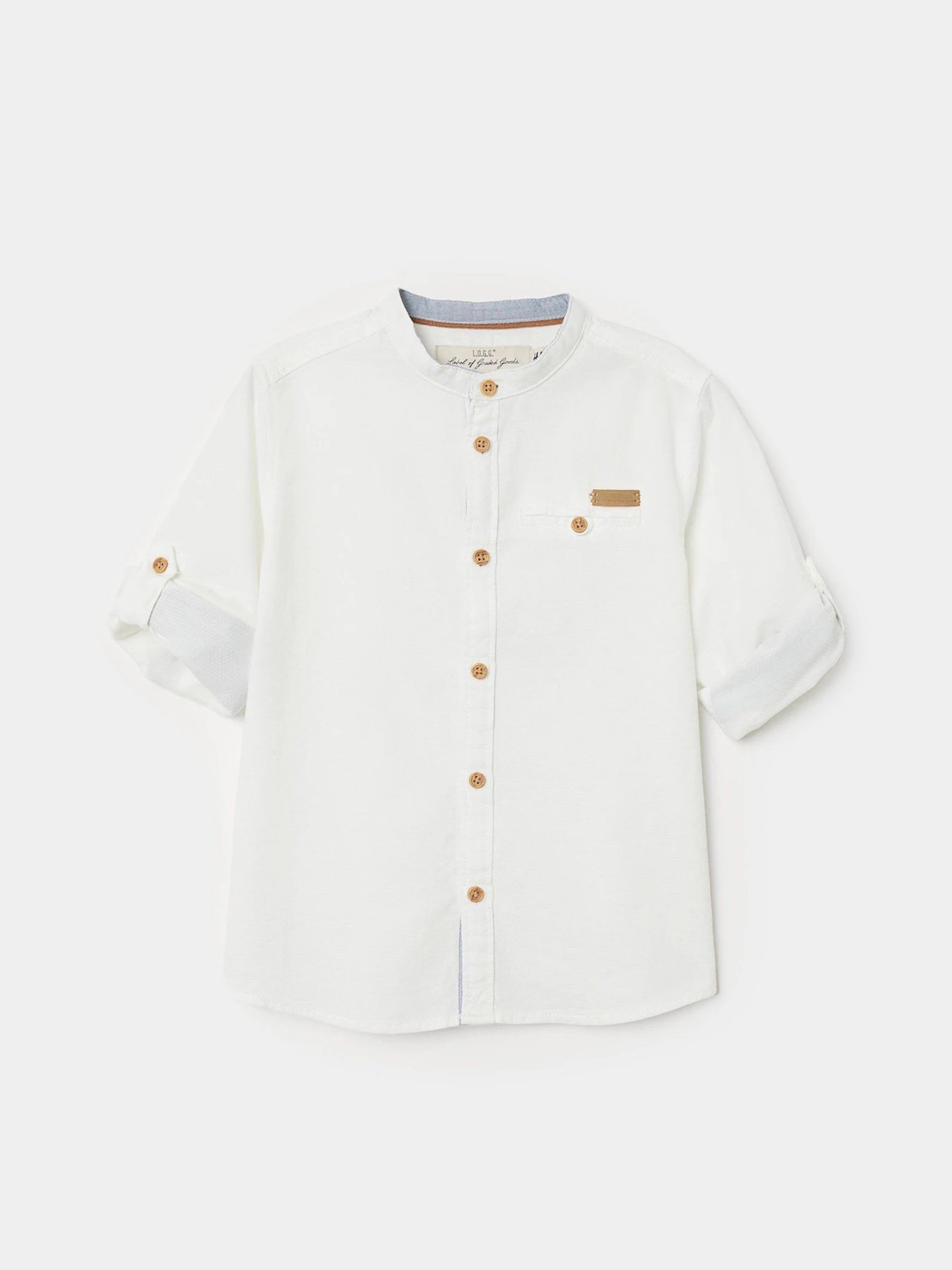 Рубашки H&M модель 0742204_білий Фото