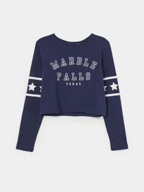 Худи и свитшоты H&M модель 0747395_т.синій з білим Фото