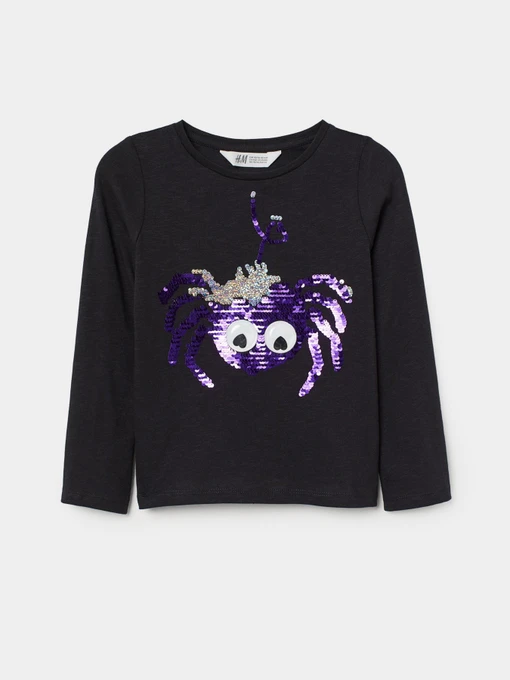 Худі та світшоти H&M модель 0749104_чорний комб. Фото