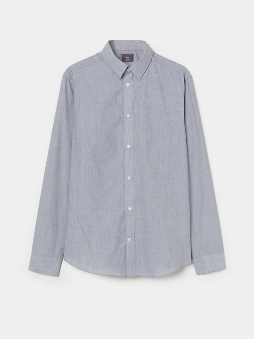Рубашки H&M модель 0781758_сірий Фото