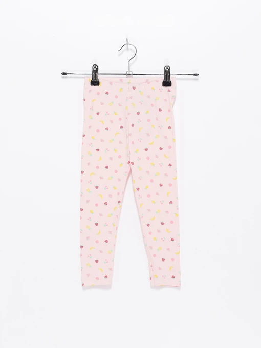 Брюки H&M модель 07956021_рожевий комб. Фото