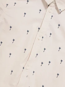 Рубашки H&M модель 0813060_с.бежевий комб. Фото