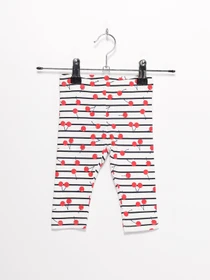 Брюки H&M модель 08172921_білий комб. Фото