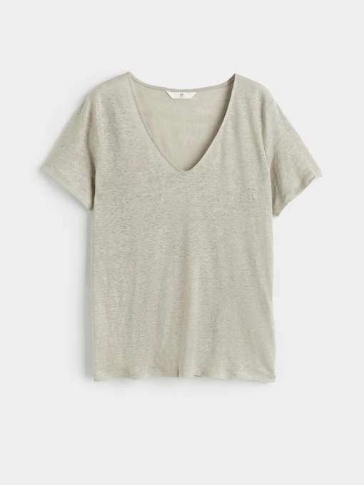 Футболки и поло H&M модель 0824764_с.бежевий Фото
