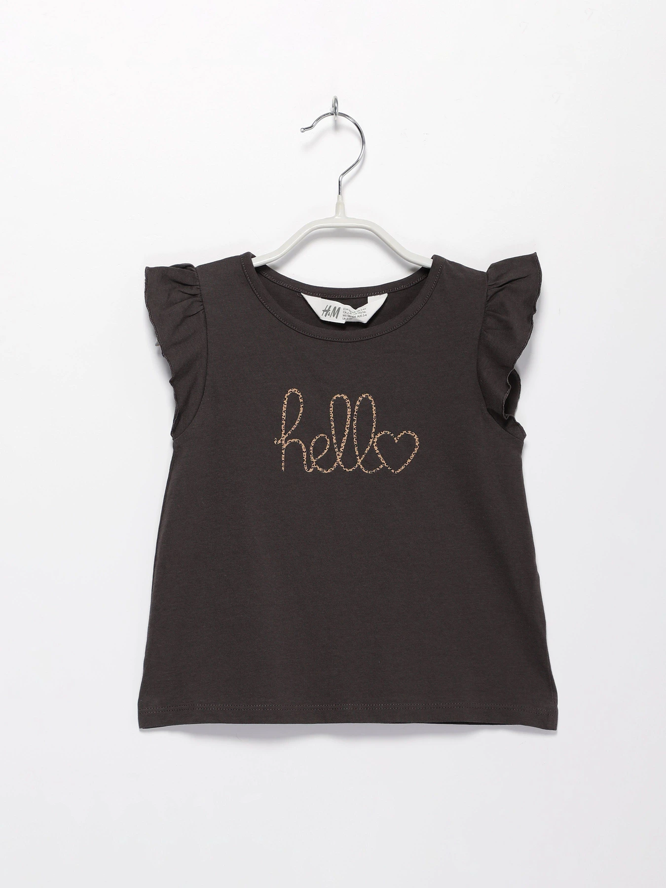 Футболки і поло H&M модель 0856994_т.сірий комб. Футболки і поло H&M модель 0856994_т.сірий комб. Фото