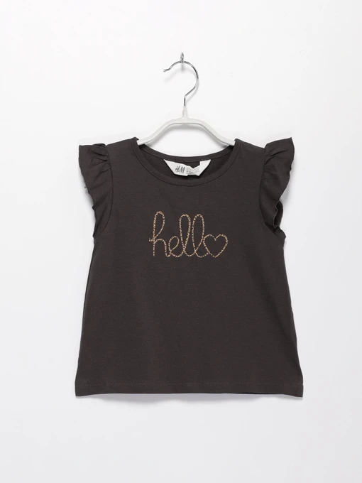 Футболки и поло H&M модель 0856994_т.сірий комб. Фото