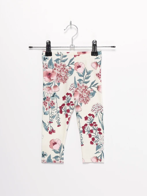 Брюки H&M модель 0857803_білий комб. Фото