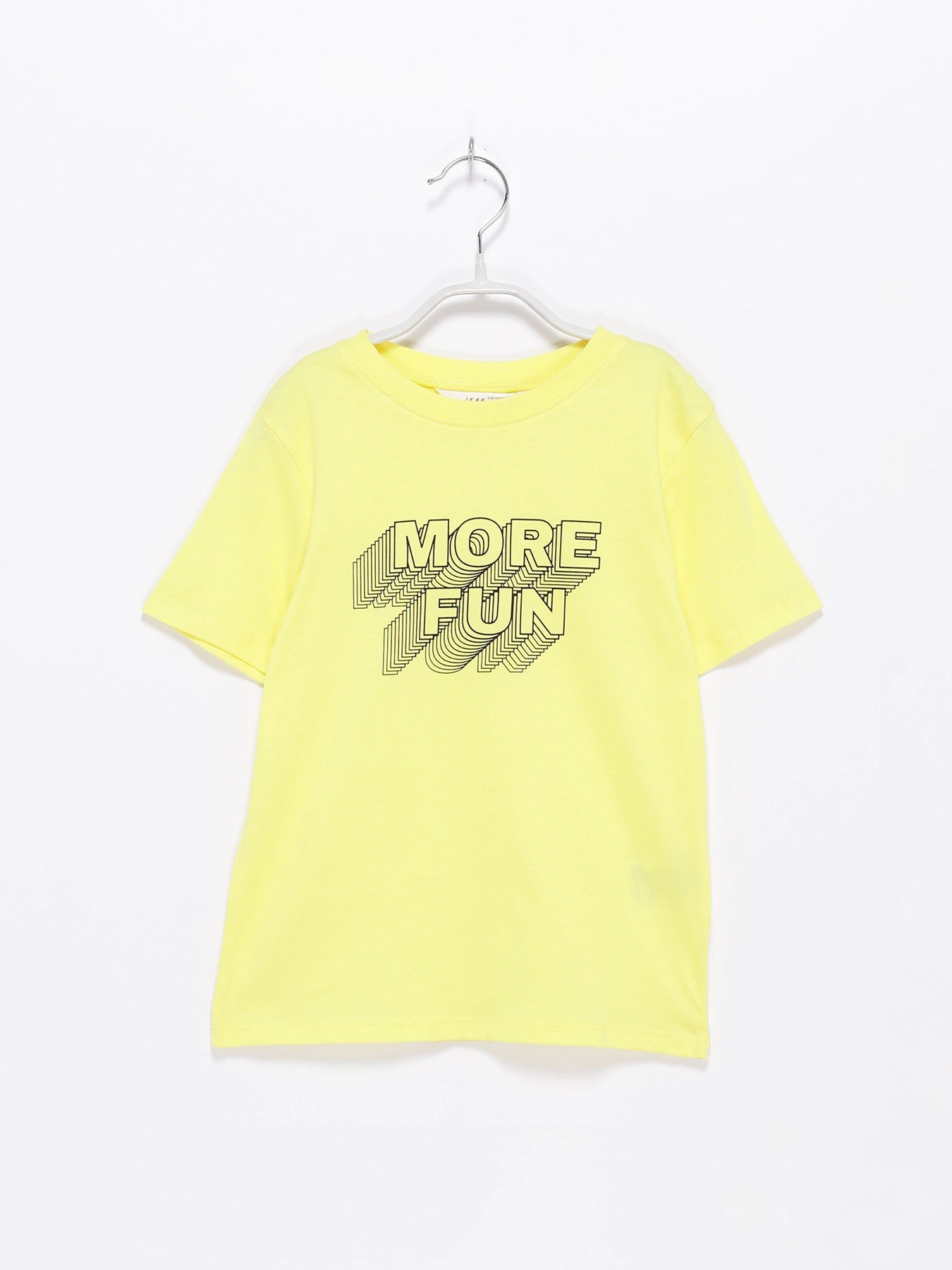 Футболки і поло H&M модель 0862198_жовтий з чорним Футболки і поло H&M модель 0862198_жовтий з чорним Фото